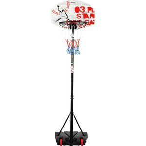 Avento Basketbalstandaard Verplaatsbaar - Champion Shoot - Verstelbaar van 140-213 cm