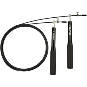 Avento Boks Springtouw - Alu Grip - Zwart