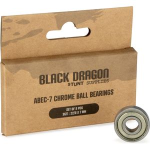 Black Dragon Kogellagers - 8 stuks - ABEC 7 - Chrome