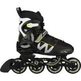 Nijdam Inlineskates - Circle Rayzor - Alu Frame - Zwart/Zilver - Maat 41