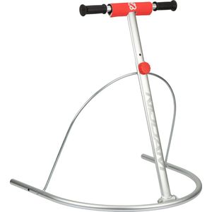 Nijdam Silvery Glider - Schaatshulp - Opvouwbaar - Aluminium - Zilver/Zwart/Rood