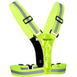 Avento Sport Veiligheidsvest - Oplaadbaar - met USB - LED