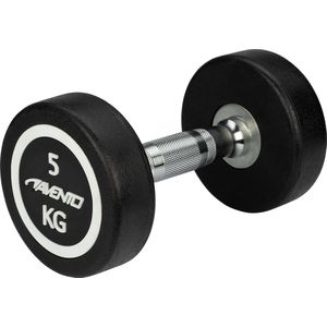 Avento Dumbbell - Halter 5 kg - Zwart/Staal