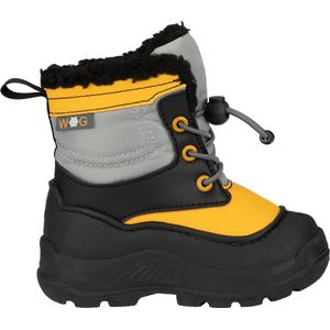 Snowboot Winter-Grip Junior Snow flake Zwart/Geel-Schoenmaat 26