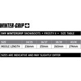 Winter-grip - Frosty II - Snowboots - Zwart/Grijs - Teddy Voering