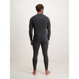 Poederbaas - Superior Thermal Shirt - Ondershirt - Zwart Grijs - Polyester/Polyamide/Elastaan