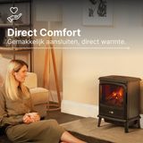 Dimplex Evandale - Elektrische Kachel - Optimyst® - 1000/2000W - Zwart