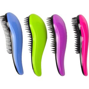 Haarborstel - Haarborstel Roze - Borstel meisjes - Natuurhaar - Antiklit - 1 Stuk