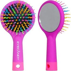 ARO - Rainbow Volume Brush - Haarborstel - Kunststof - Met Spiegeltje