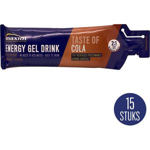 Maxim Energy Gel Drink Cola Caffeine - 15 x 60ml - Isotone - Sportgel - Sportvoeding