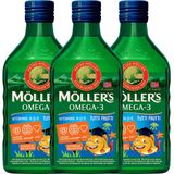 Möller's Omega-3 levertraan Tutti Frutti (250 ml) - 3-pack