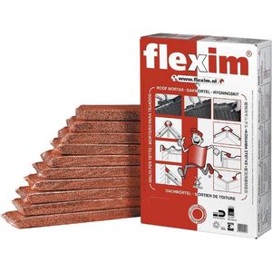 Flexim dakmortel - grootverpakking - rood - 20 liter