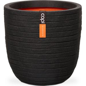 Capi Europe plantenbak Nature-Row zwart D 43 H 41 cm