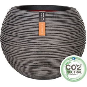 Capi capi blowerpot naturrippen sphärisch 62 x 48 cm Anthrazit Kofz271