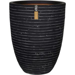 Capi Bloempot Nature Row Elegant Laag 36x47 cm Antraciet - KRWZ782