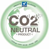 Capi Europe - Vaas elegant laag Waste Rib NL - 46x58 - Terrazzo beige - Opening Ø38 - Bloempot voor binnen en buiten - Levenslang garantie - Breukbestendig - 100% Recyclebaar - CO2 Neutraal geproduceerd - KTBR783