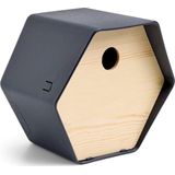 Capi Europe - Vogelhuisje rond Hive - 19x23x20 - Antraciet - Capi Biodiversity Hive - AHBIA001