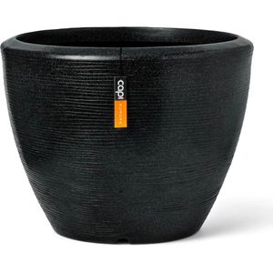 Capi Europe Bloempot buiten Granite zwart Ø 60 H 48 cm