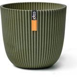 Pot bol groove 13x12 cm grass green - Capi Europe