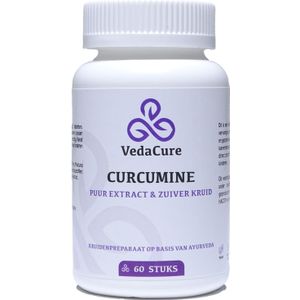 VedaCure - Curcumine Tabletten - 60 Stuks - Natuurlijke Antioxidanten