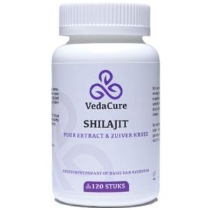 VedaCure - Shilajit Tabletten - 120 Stuks - Voedingssupplement - 50% Fulvinezuur