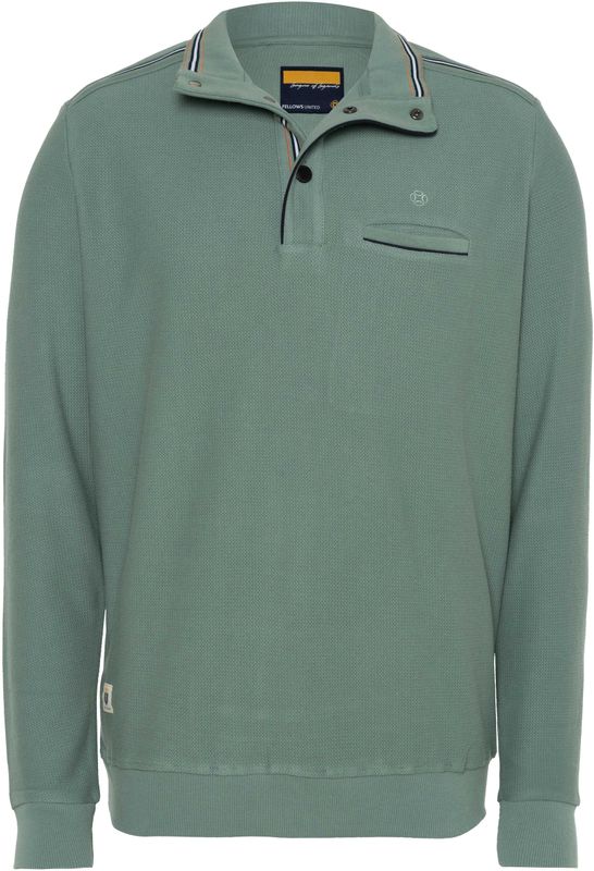 Fellows United Pullover half zip jacquard Mint green (51.2611 - 175)