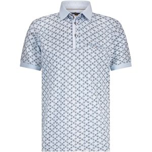 Fellows United - Polo Korte mouw - Heren - 3XL - Licht blauw - Katoen - 51.3643