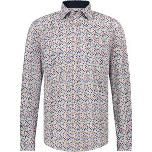 Fellows - Overhemd - Casual - 100% Katoen - Regular Fit - Allover Dessin