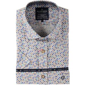 Fellows United - Lange Mouw Overhemd - Heren - Licht Blauw - Katoen