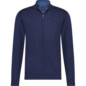 Fellows United - Gebreid vest - Heren - Blauw - Katoen - 99.1101