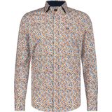 Fellows - Casual Overhemd - Gebloemd - Regular Fit - 100% Katoen