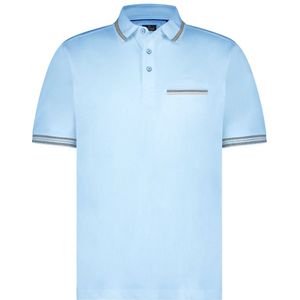 Fellows United - Polo - Korte Mouwen - Blauw - 100% Katoen