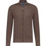 Fellows United - Gebreid vest - Heren - Dbruin - Katoen.1108
