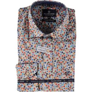 Fellows - Casual Overhemd - Gebloemd - Regular Fit - 100% Katoen