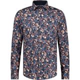 Fellows United - Overhemd - Gebloemd - Herfst Kleuren - 100% Katoen
