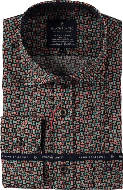 Fellows United Lange mouw Overhemd - 42.6516