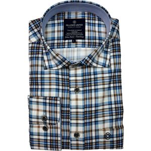 Fellows United - Lange Mouw Overhemd - Heren - Licht Blauw - Katoen