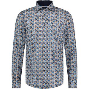 Fellows - Casual Overhemd - Kleur 116 - 100% Katoen - Modern Fit