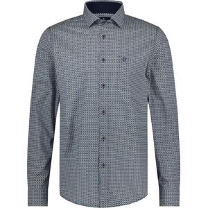 Fellows United - Lange Mouw Overhemd - Blauw - Heren - 100% Katoen