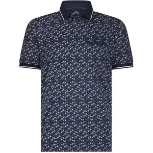 Fellows United - Polo Korte mouw - Heren - XXL - Blauw - Katoen - 51.3607