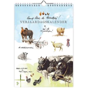 Verjaardagskalender - Rien Poortvliet - Lang Leve de Boerderij