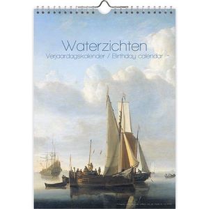 Waterzichten Verjaardagskalender - A4