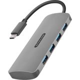 Sitecom - Usb hub - Usb c hub - 4 poorten - Usb c naar 4 x USB 3.0 Adapter