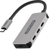 Sitecom - Usb Hub - Usb C Hub - USB-C Naar USB-C Hub 4 Poorten - Battery Charging Tot 7.5W