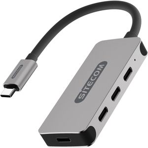 Sitecom - Usb Hub - Usb C Hub - USB-C Naar USB-C Hub 4 Poorten - Battery Charging Tot 7.5W
