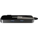 Sitecom - Usb C Multiport Adapter naar 4K HDMI, 2 USB-C poorten, 2 USB-A poorten, Ethernet