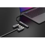 Sitecom - USB-C naar 4x USB-A Nano Hub - USB-C naar 4 x USB-A - Draagbaar