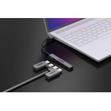 Sitecom - USB-A naar 4x USB-A Nano Hub - Zwart - Compact ontwerp