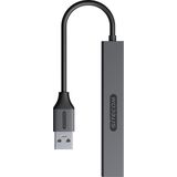Sitecom - USB-A naar 4x USB-A Nano Hub - Zwart - Compact ontwerp