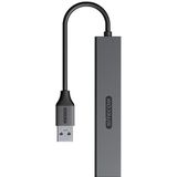 Sitecom Usb-a Hub Naar 4 X Zilver / Zwart (cn-5004)